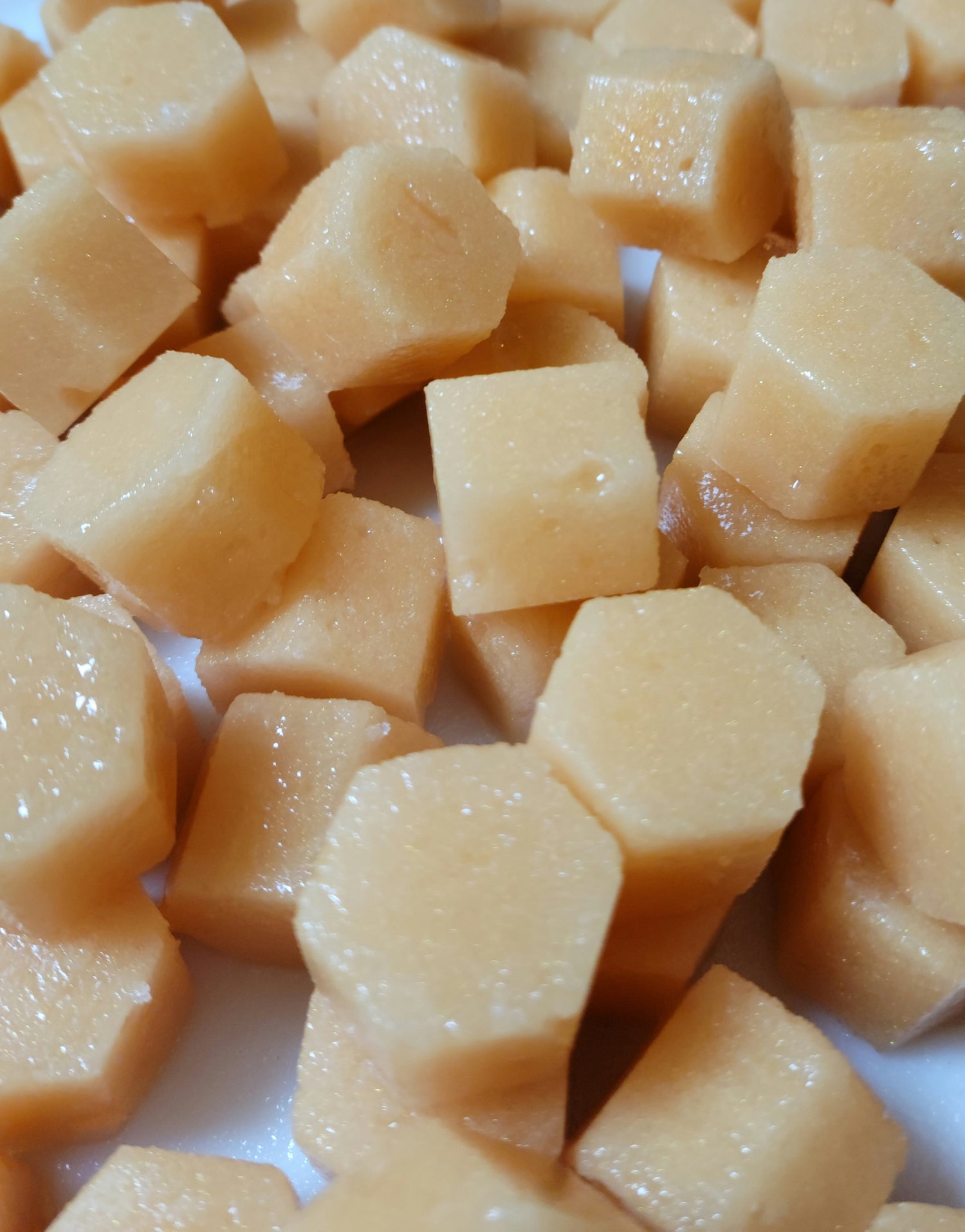 Sugar scrub classic honeycomb shape