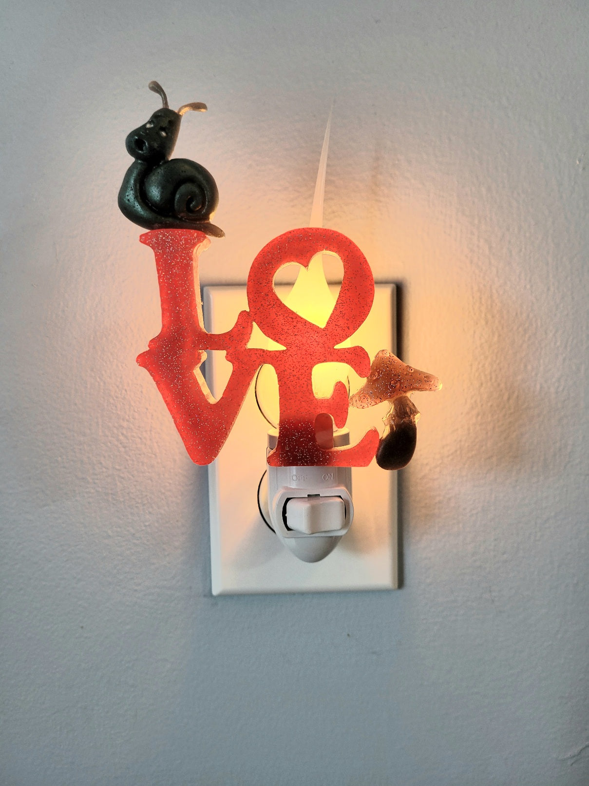 Love Snail & Mushroom (Night light)