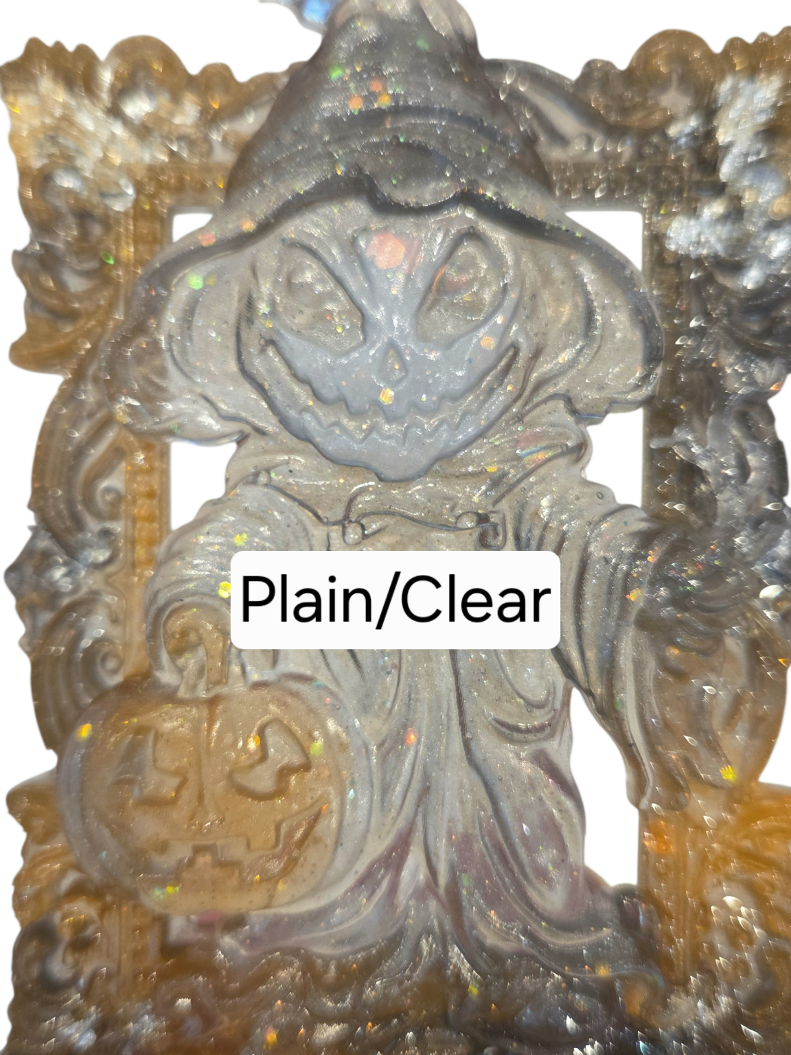 Framed robed Jack-O'-Lantern (night lights)