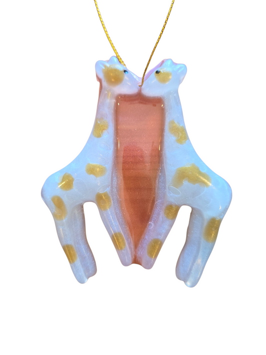 Kissing Giraffes (Ornament)