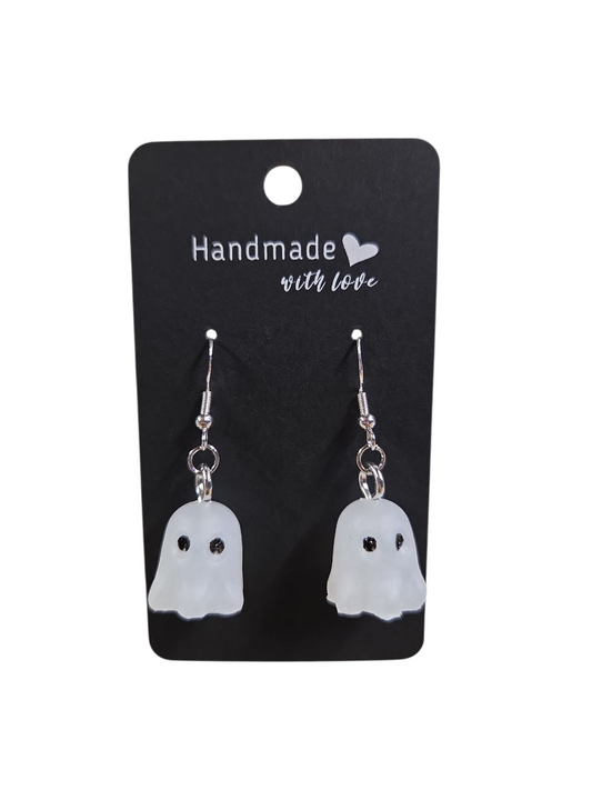 Ghost earrings (reg & glow in the dark)