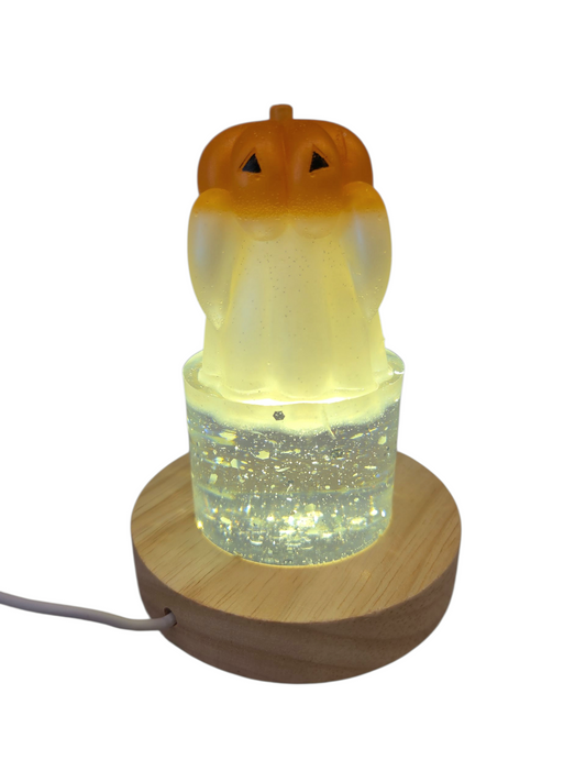 Pumpkin head ghost (night light)