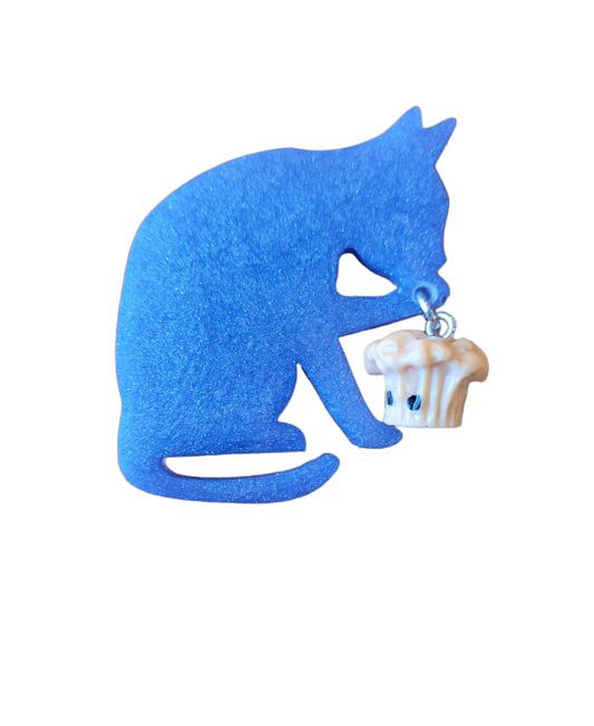 Cat with muffin (Magnet)