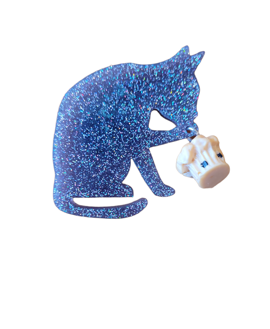 Cat with muffin (Magnet)