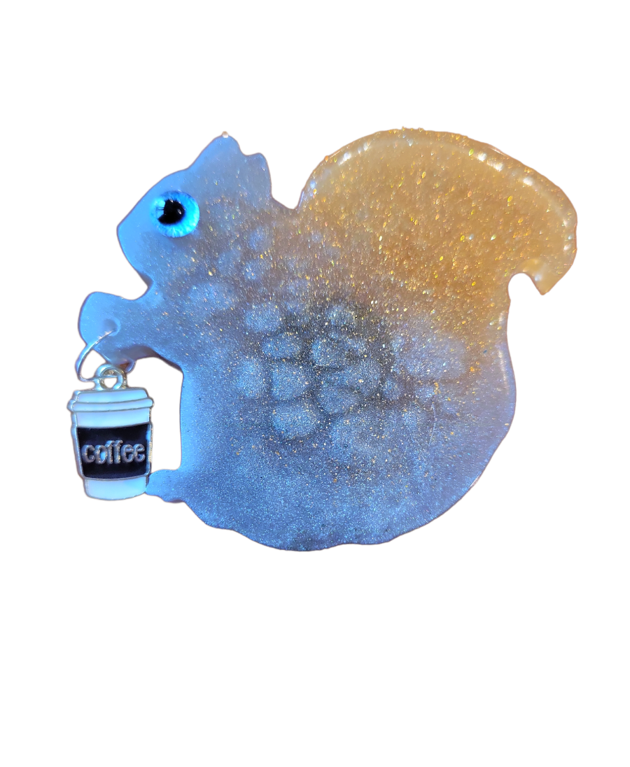 Caffeinated squirrel (Magnet)