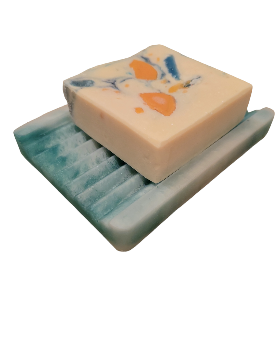 Soap & dish (Turquoise waters)