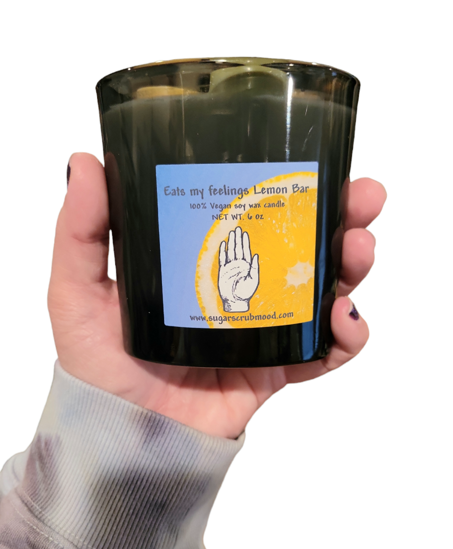 Eats my feelings candle