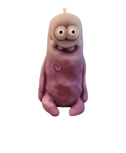 Monster Candle #1 (With heart)