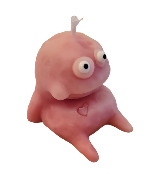 Monster Candle #2 (With heart)