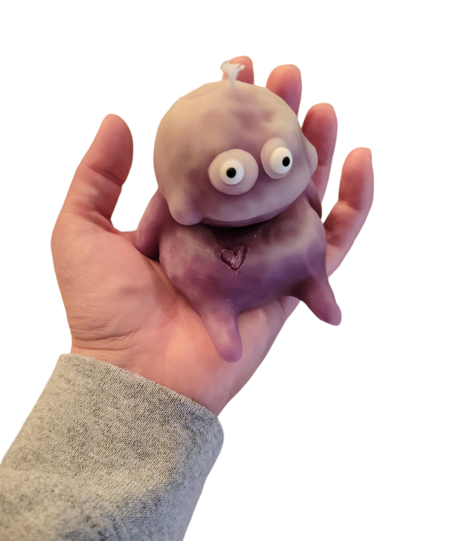 Monster Candle #2 (With heart)