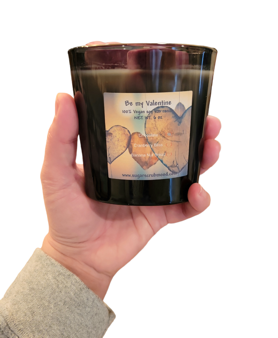 Valentine candle (Chocolate)