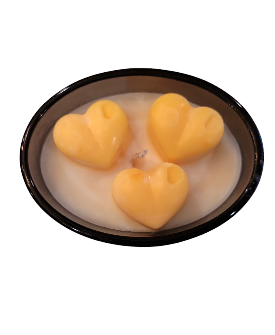 Valentine candle (Banana nut bread)