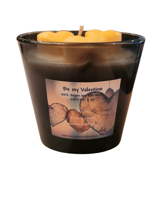 Valentine candle (Banana nut bread)