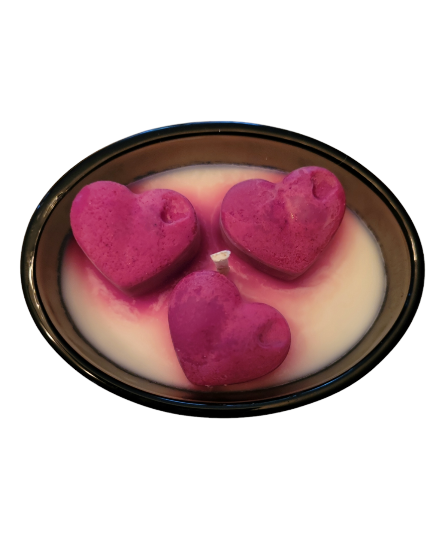 Valentine candle (Chocolate)