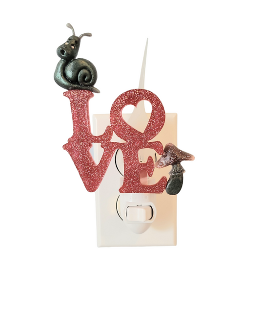 Love Snail & Mushroom (Night light)