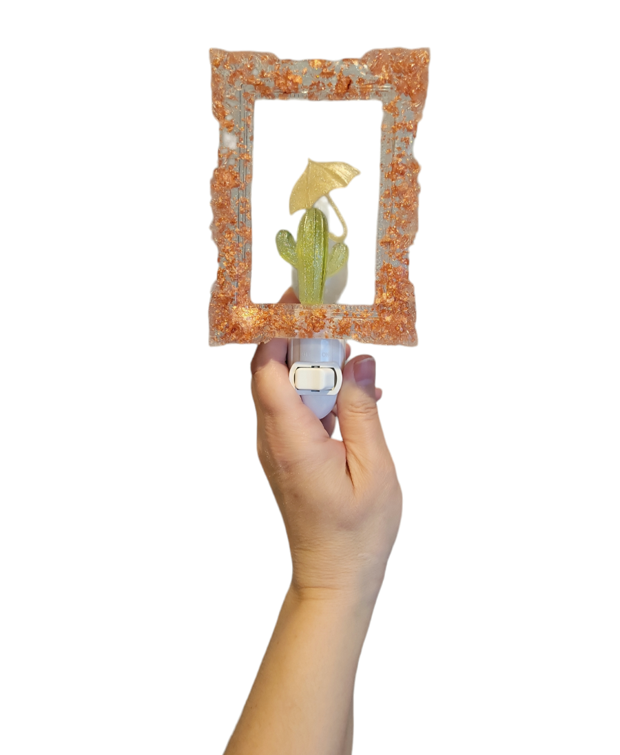 Cactus with umbrella (Night light)