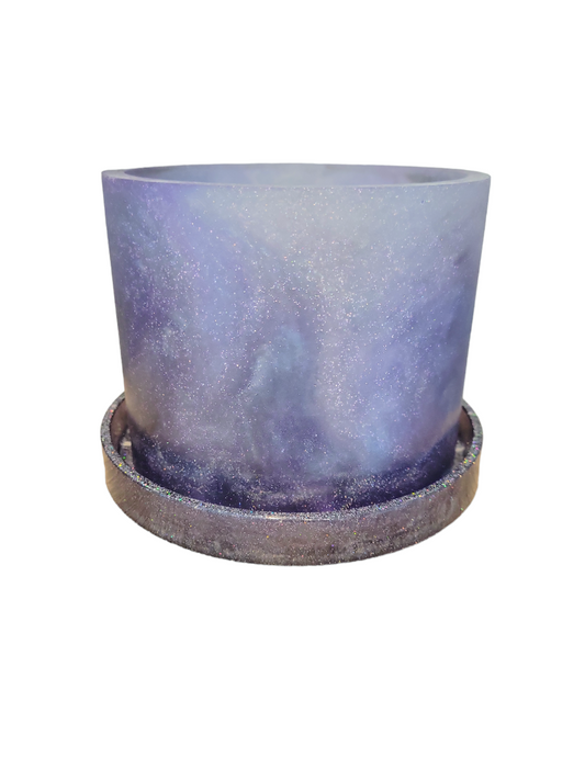 Pot & drainage tray (Galaxy)