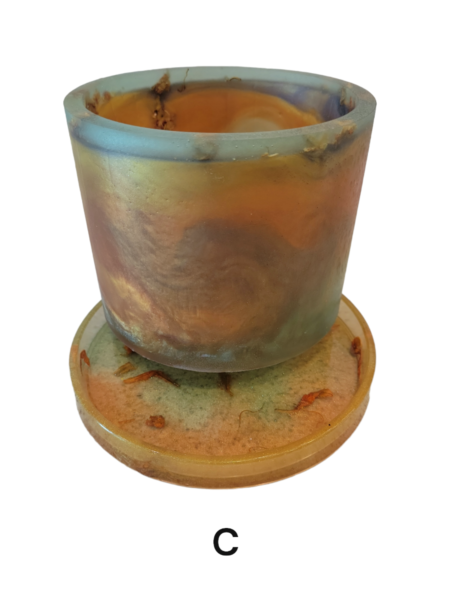 Pot & drainage tray (Plant cycle)