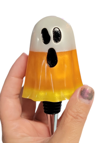 Wine stopper (Candy corn ghost)
