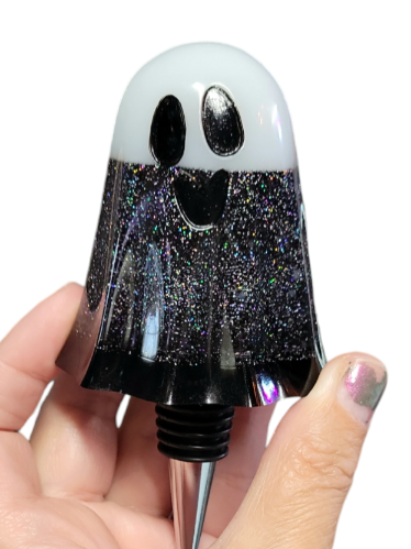 Wine stopper (Goth glitter ghoul)