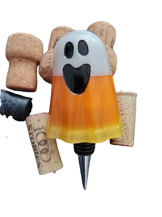 Wine stopper (Candy corn ghost)