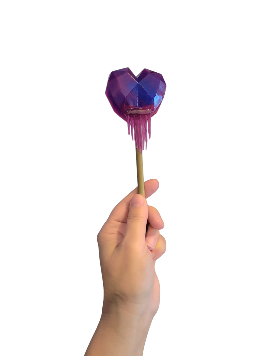 Plant decor stake (Bleeding heart)