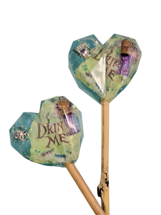 Plant decor stake (Alice in Wonderland)