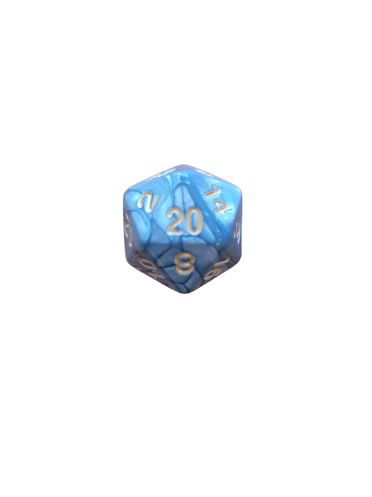 D 20 die (croc charm)