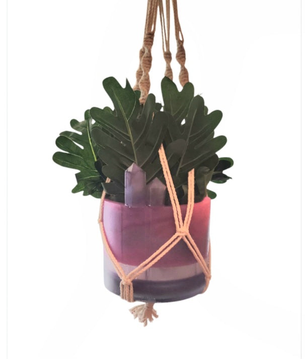 Crystal planter (no holes or drainage tray)