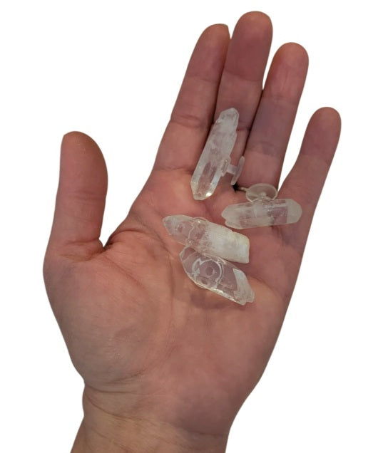 Quartz crystal (croc charm)