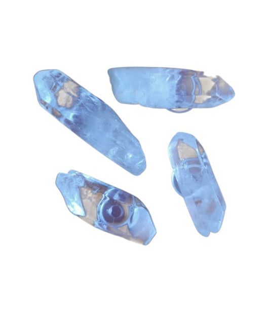 Quartz crystal (croc charm)