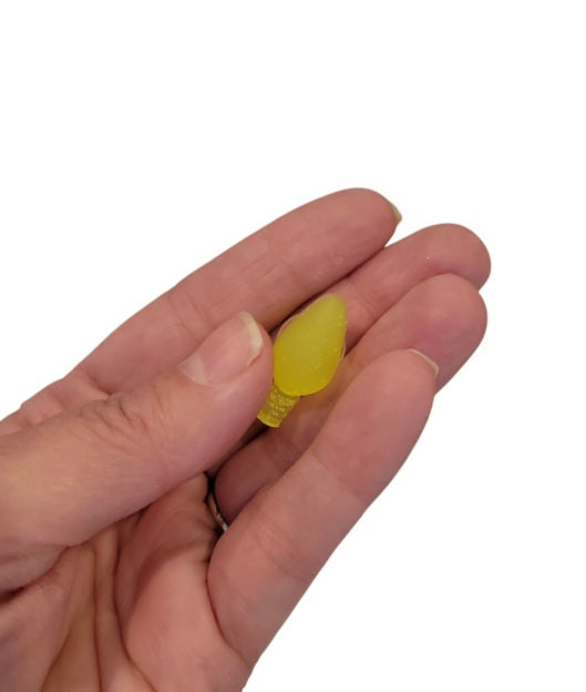 Glow in the dark lightbulb (croc charm)