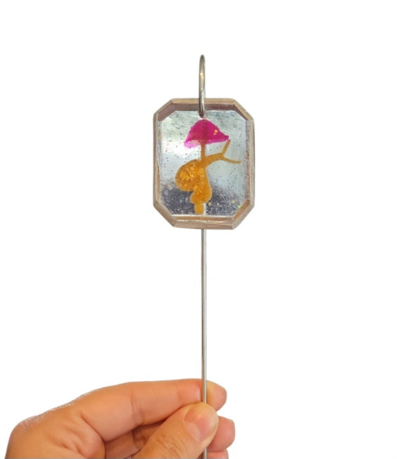 Plant stake (snail & mushroom)