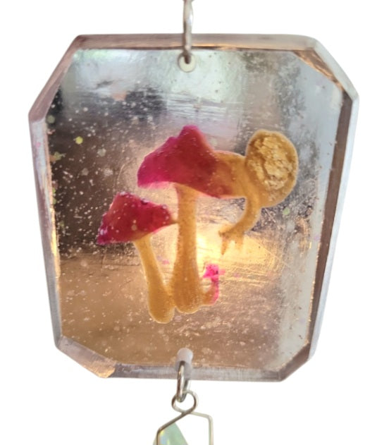 Suncatcher (Snail & Mushrooms) Medium