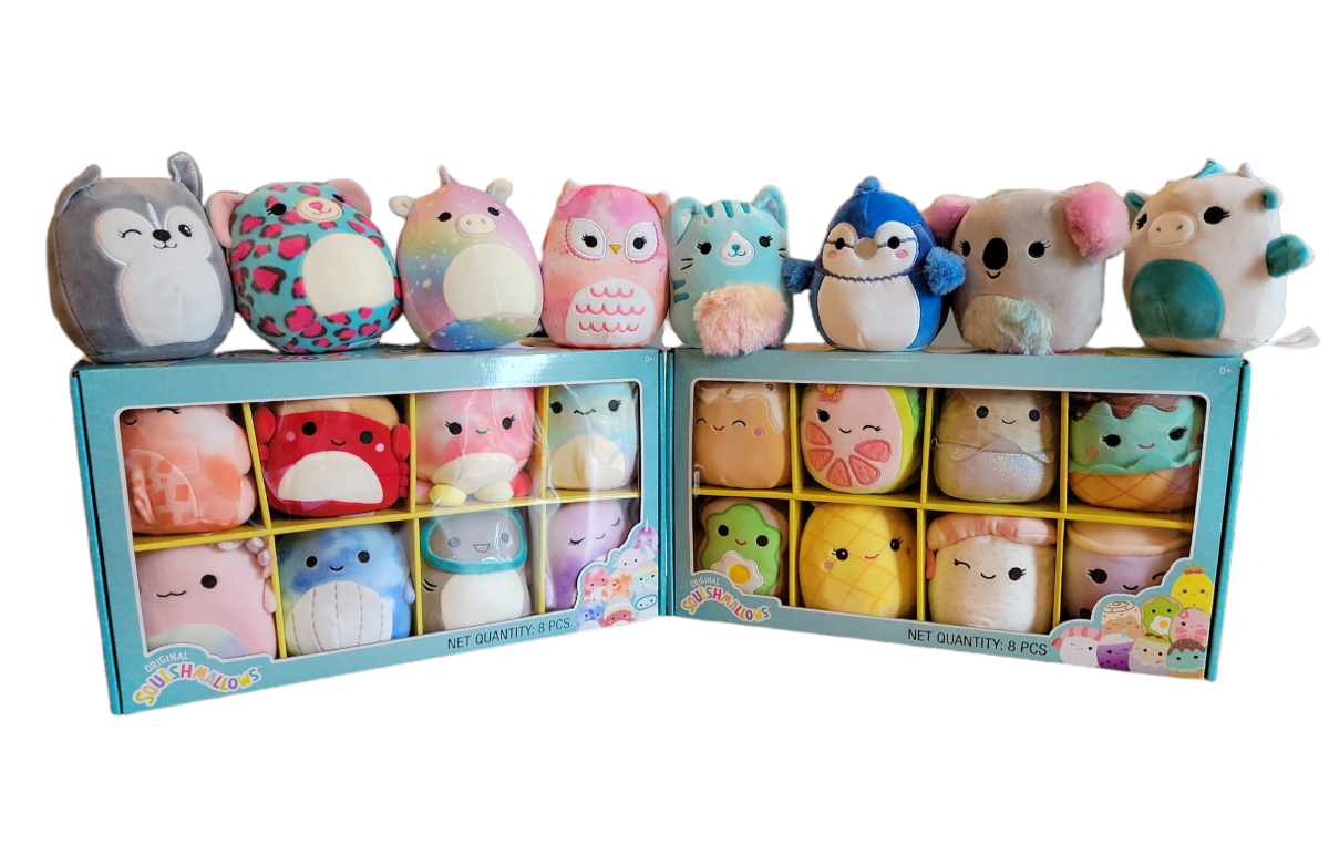 Squishmallow plush & candle