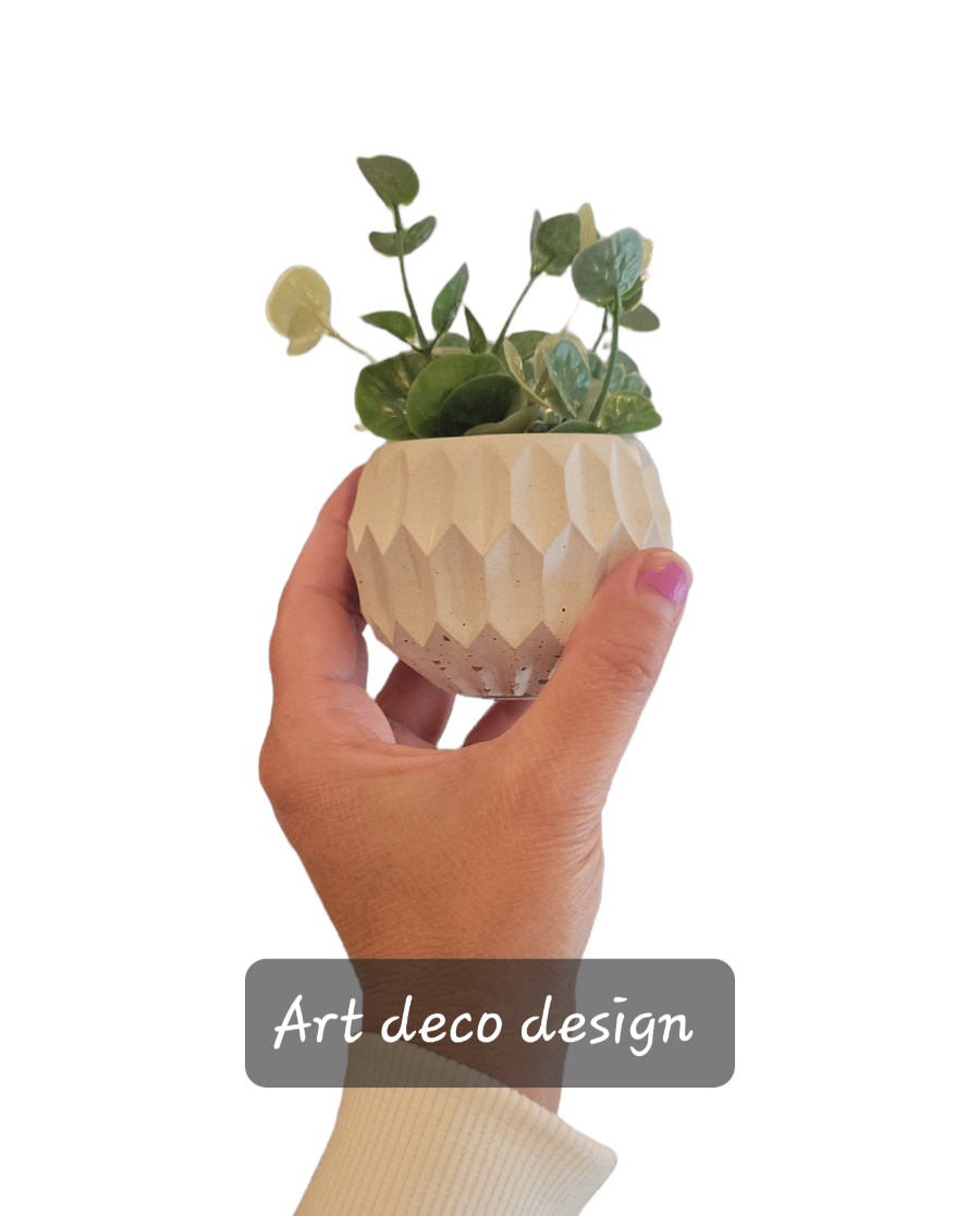 Concrete vessel textured