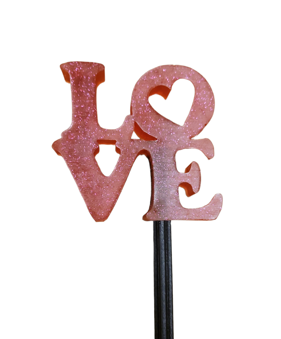Plant decor stake (Love Sign)