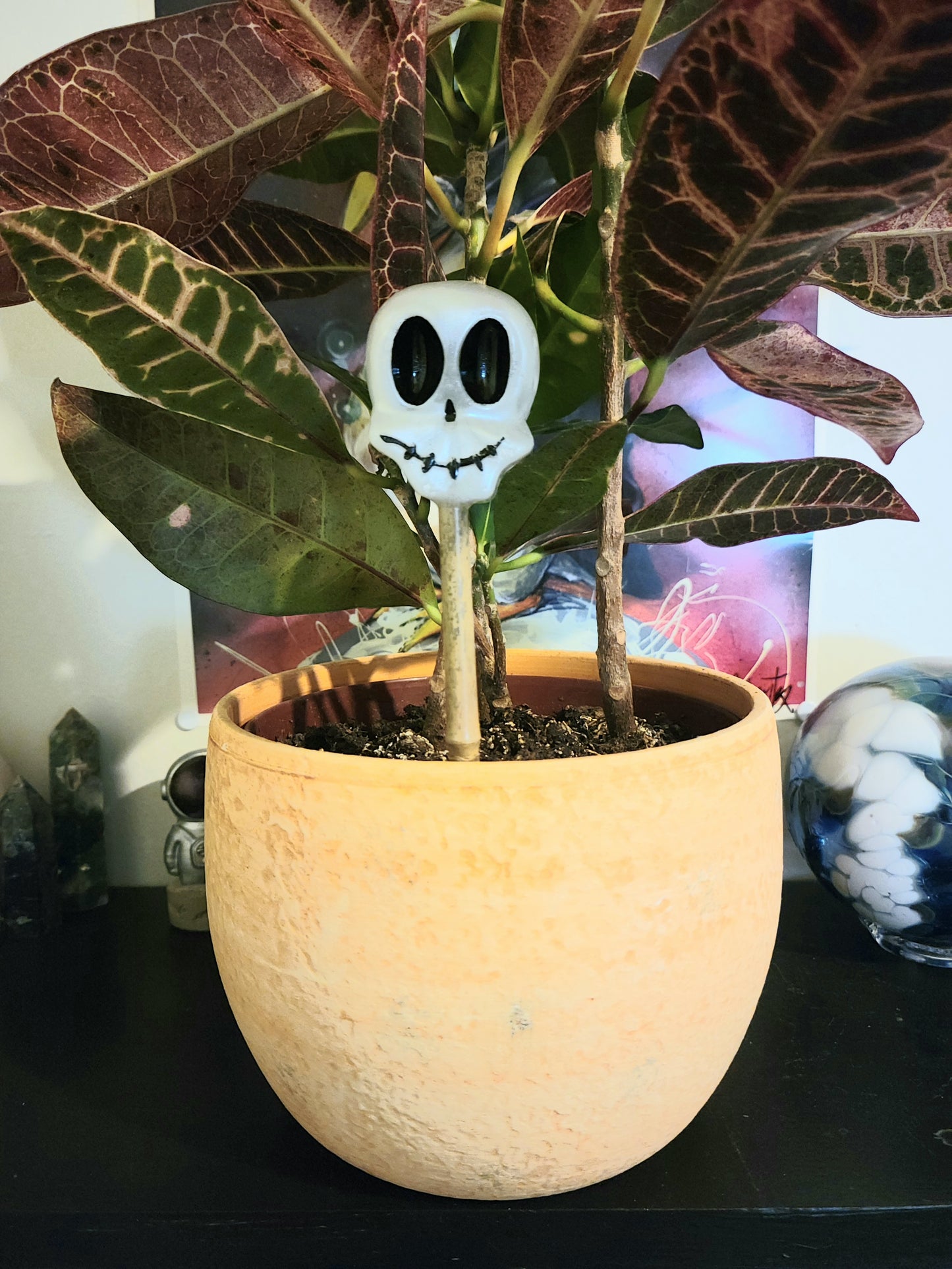 Plant Stake (Skull)