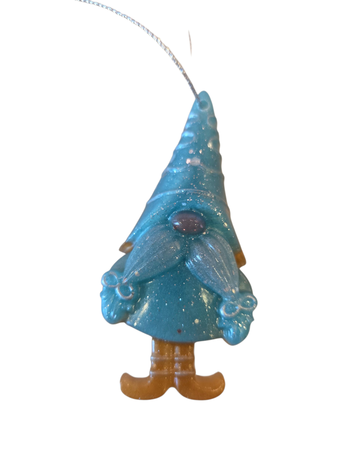 Gnome ornaments (icy blue)