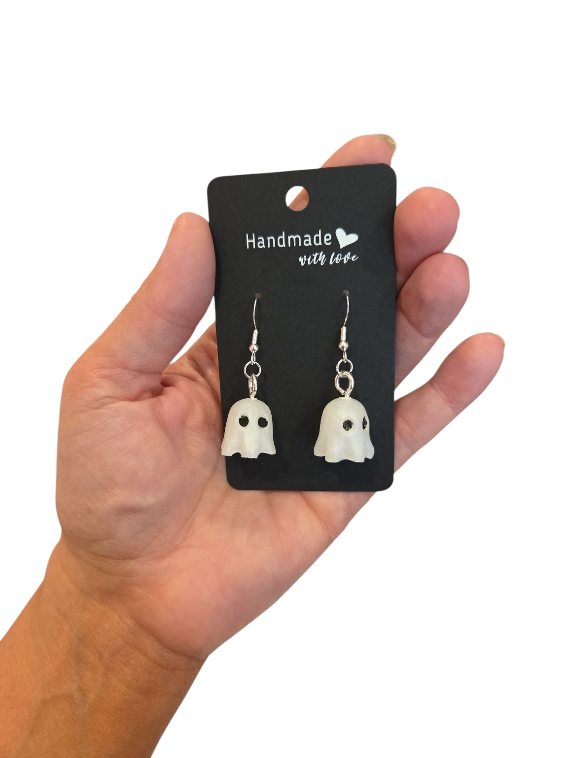 Ghost earrings (reg & glow in the dark)