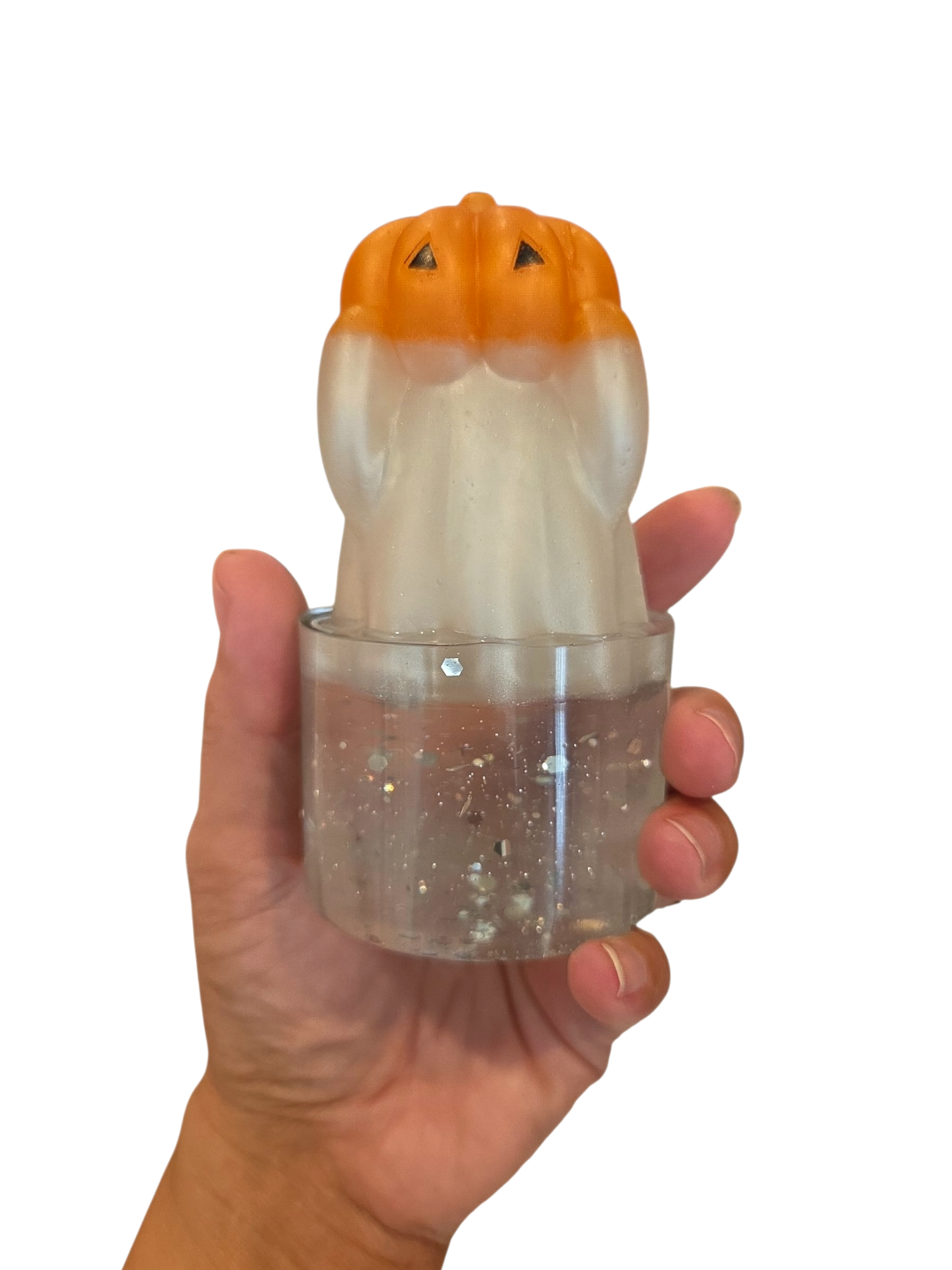 Pumpkin head ghost (night light)
