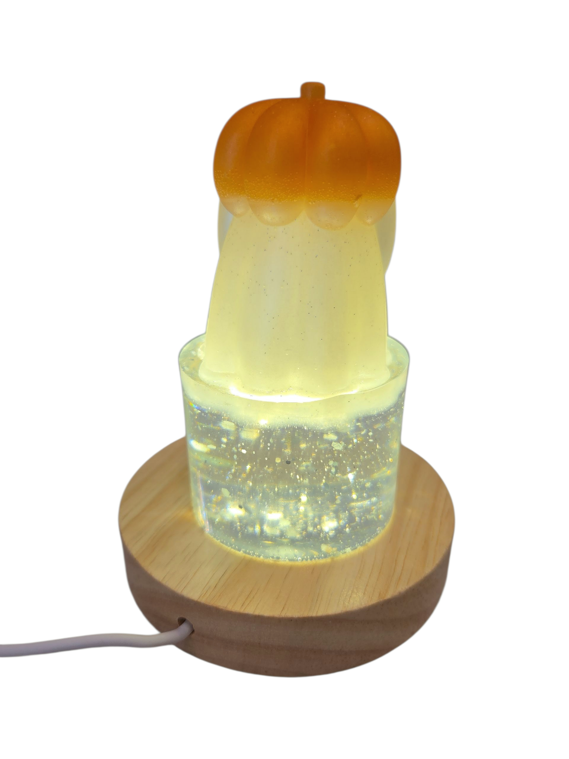 Pumpkin head ghost (night light)