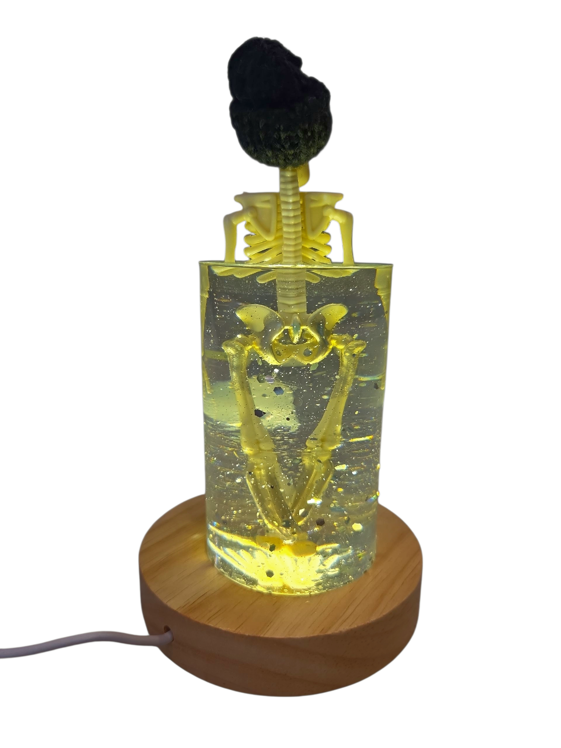 Skeleton nigh light (ghost beanie)