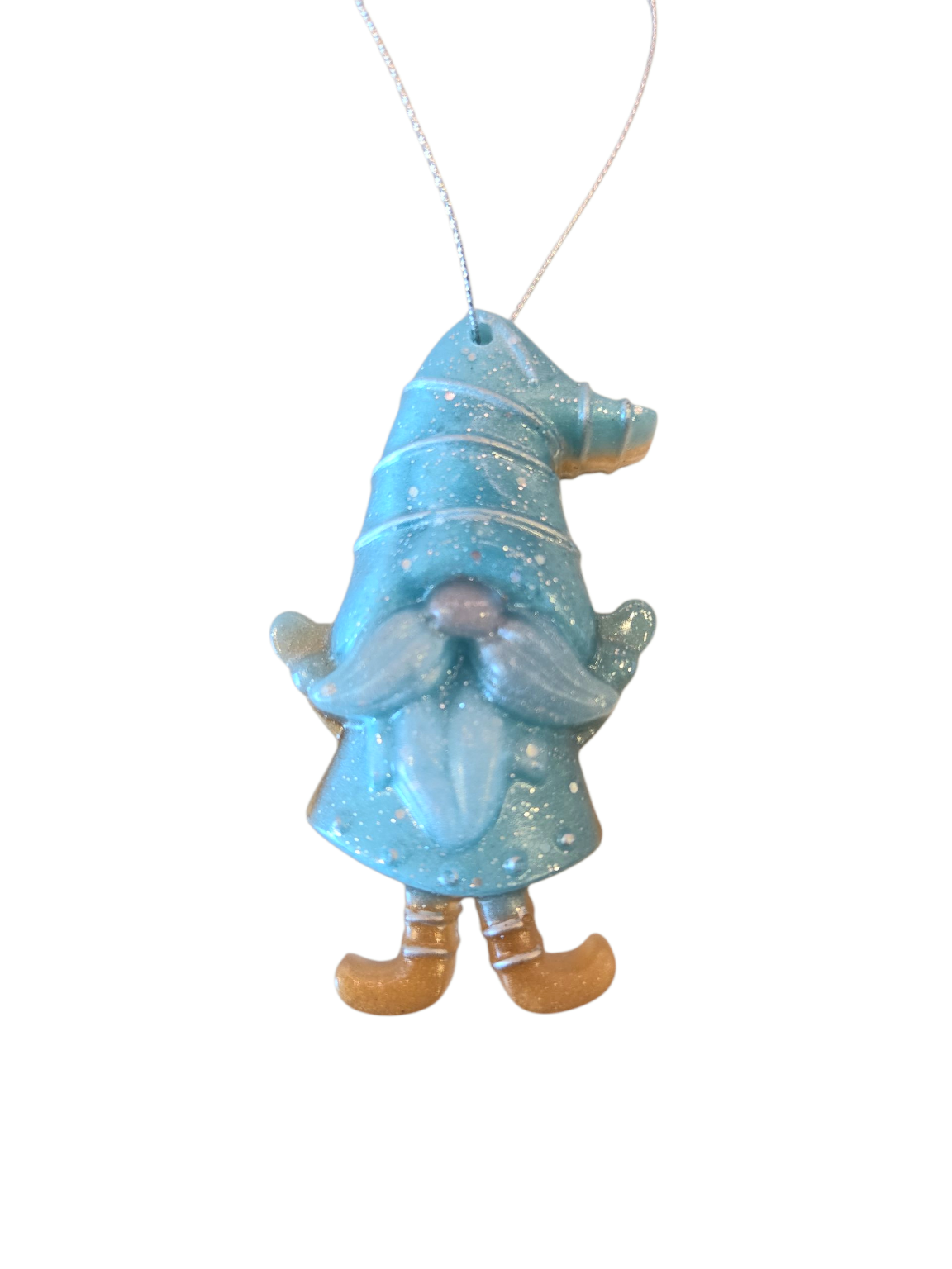 Gnome ornaments (icy blue)