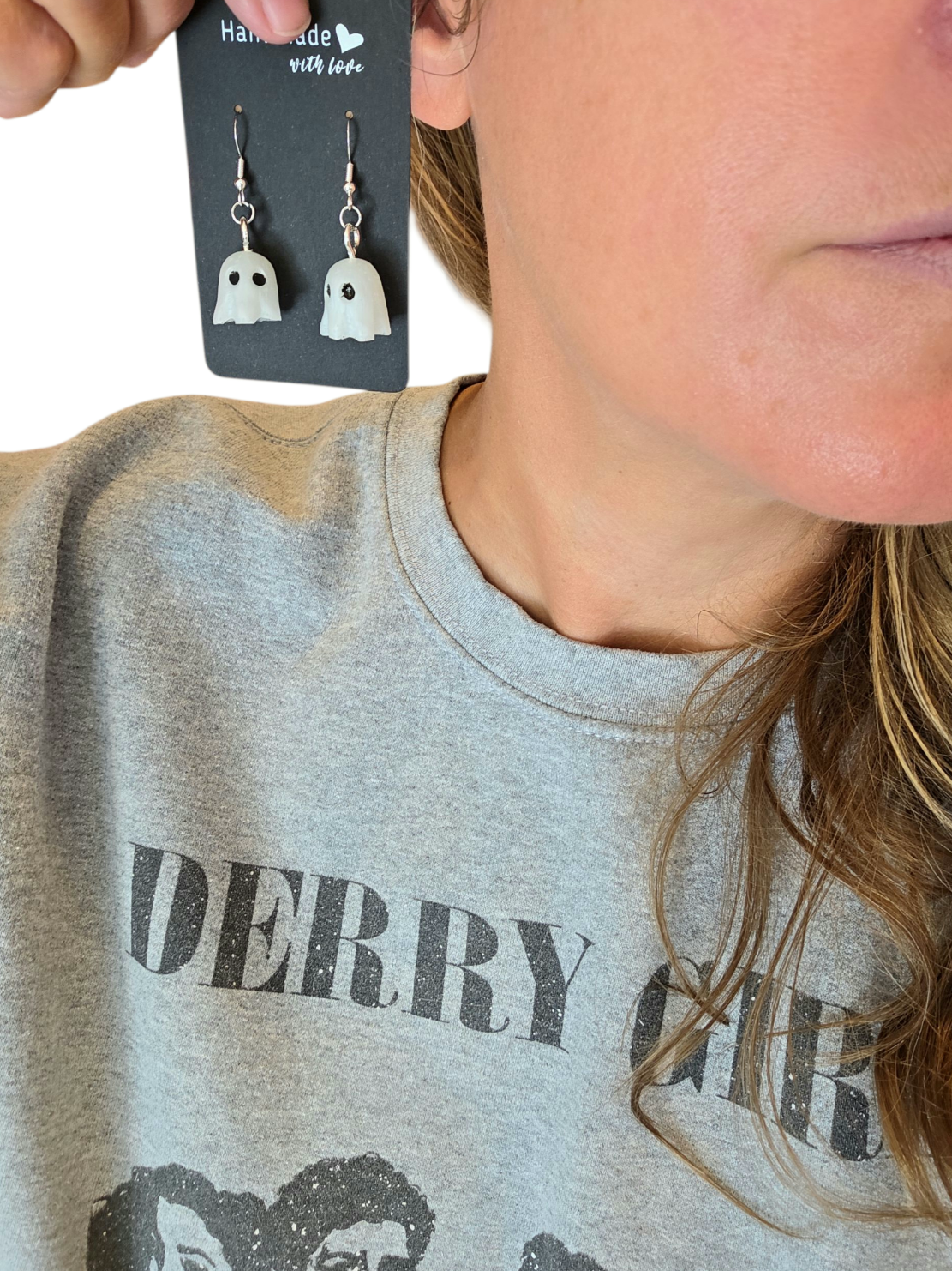 Ghost earrings (reg & glow in the dark)