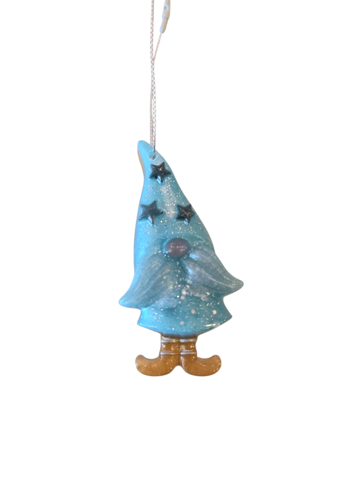 Gnome ornaments (icy blue)