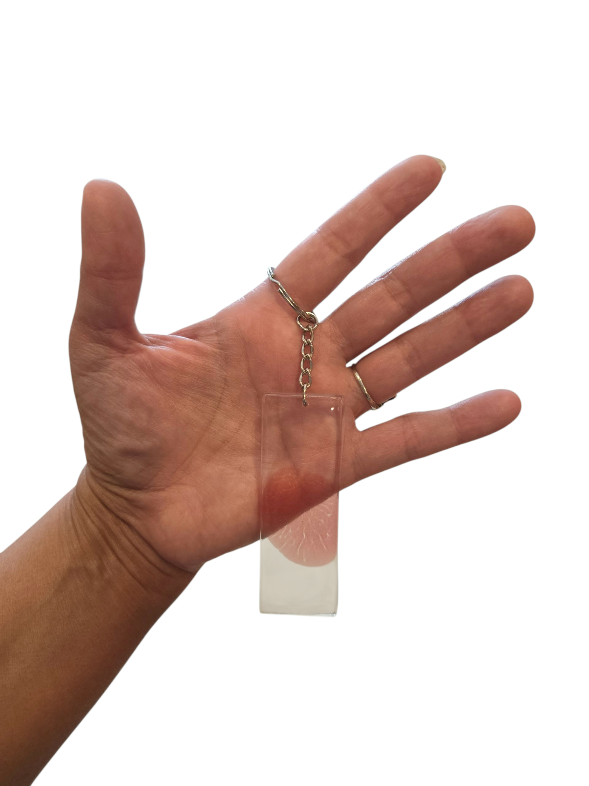 Blood slide key chain (Dexter inspired)