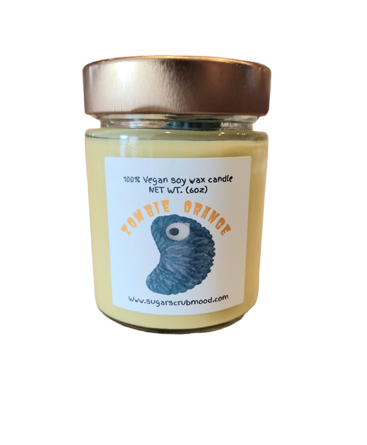 Zombie Orange Candle