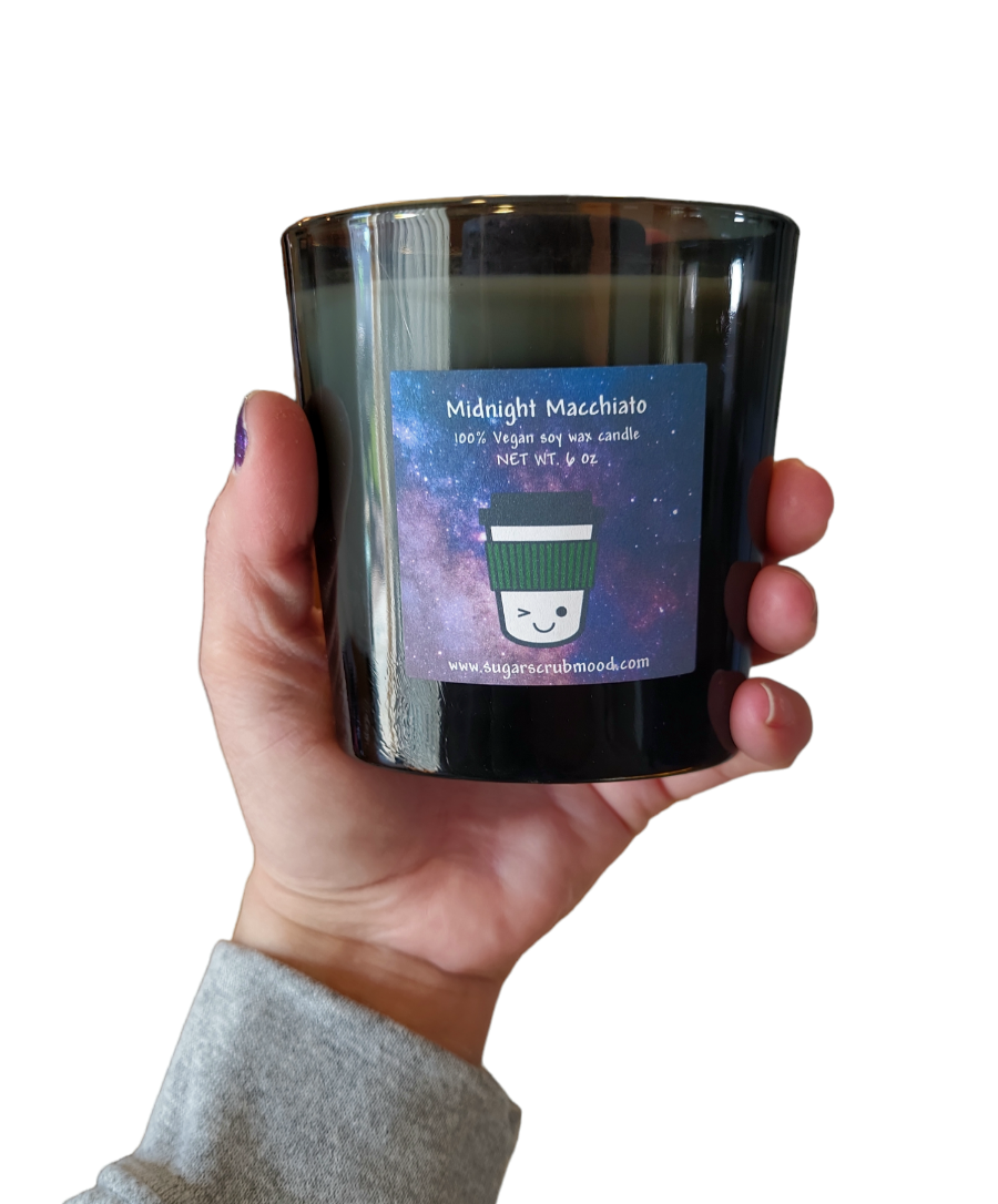 Midnight macchiato candle