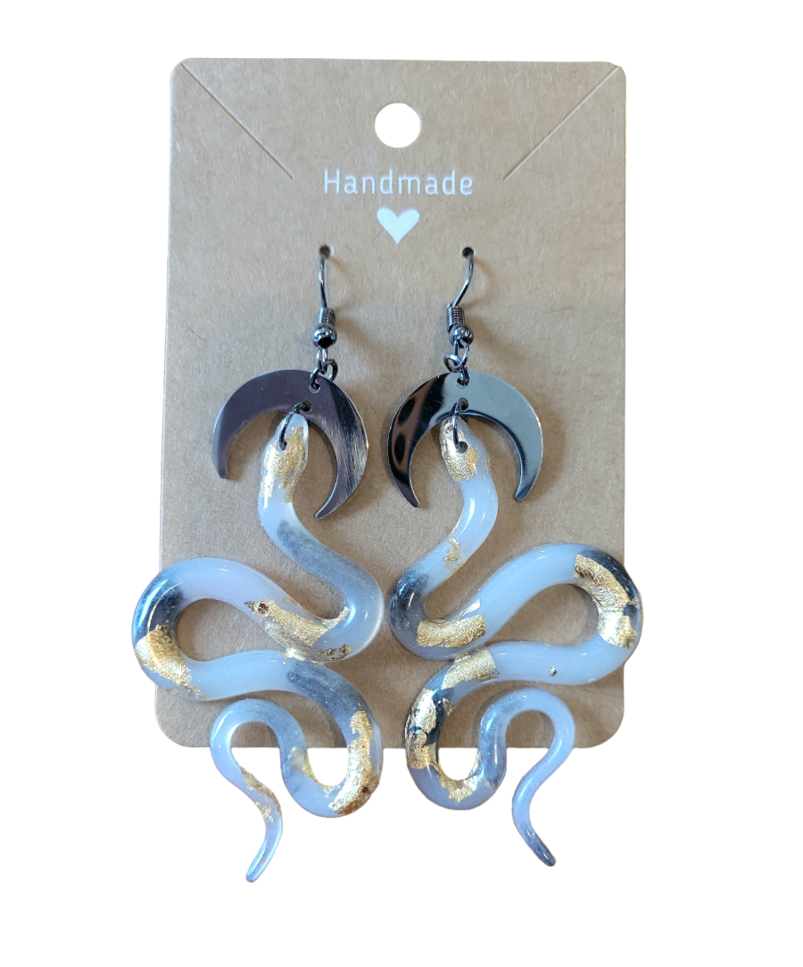 Snake earrings (Glow in the dark)